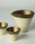 TOKODO - Katakuchi Sake Set - Shigaraki Ware